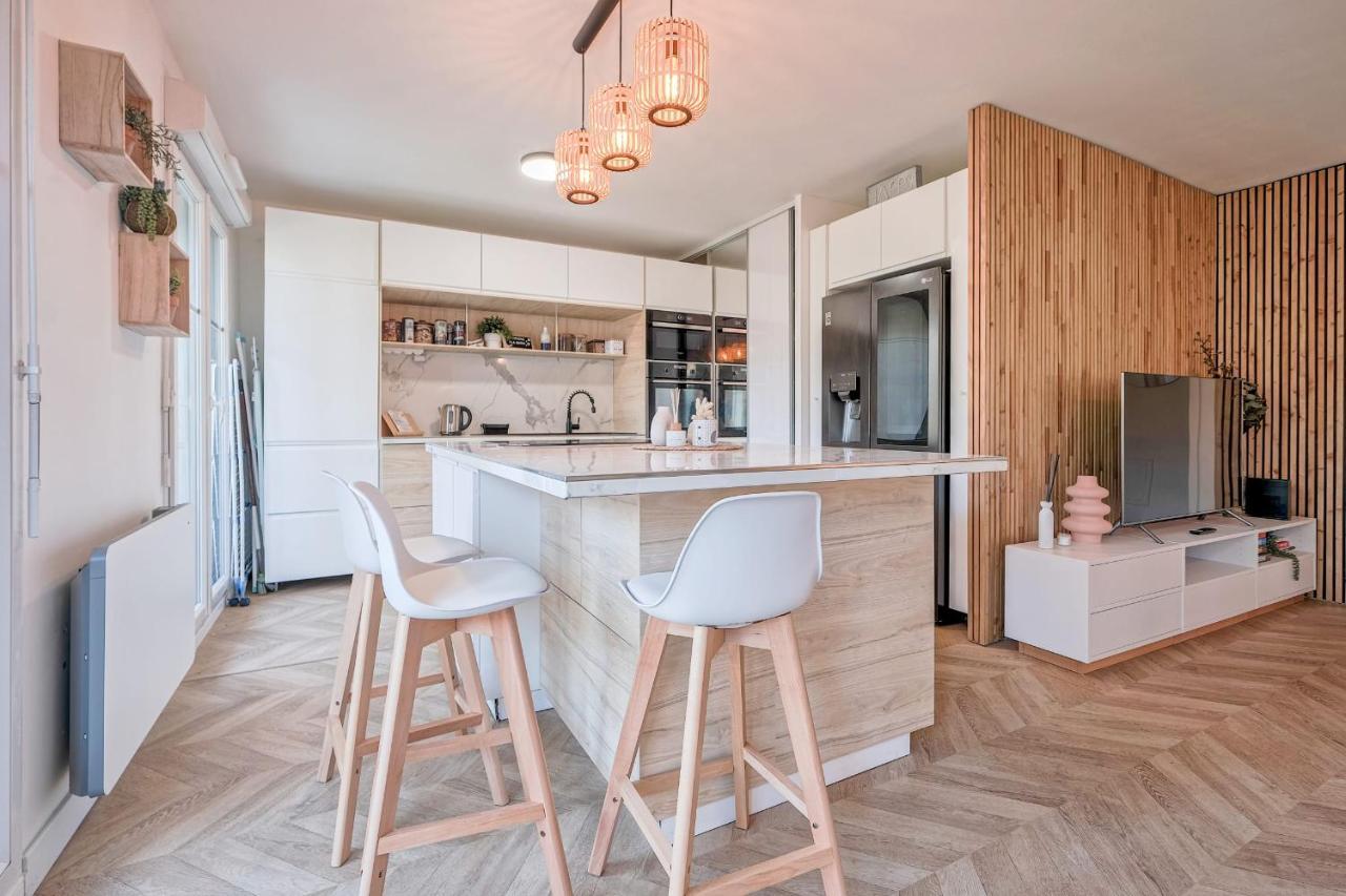 Emma - F3 Apartment With A Garden Montévrain Exterior photo