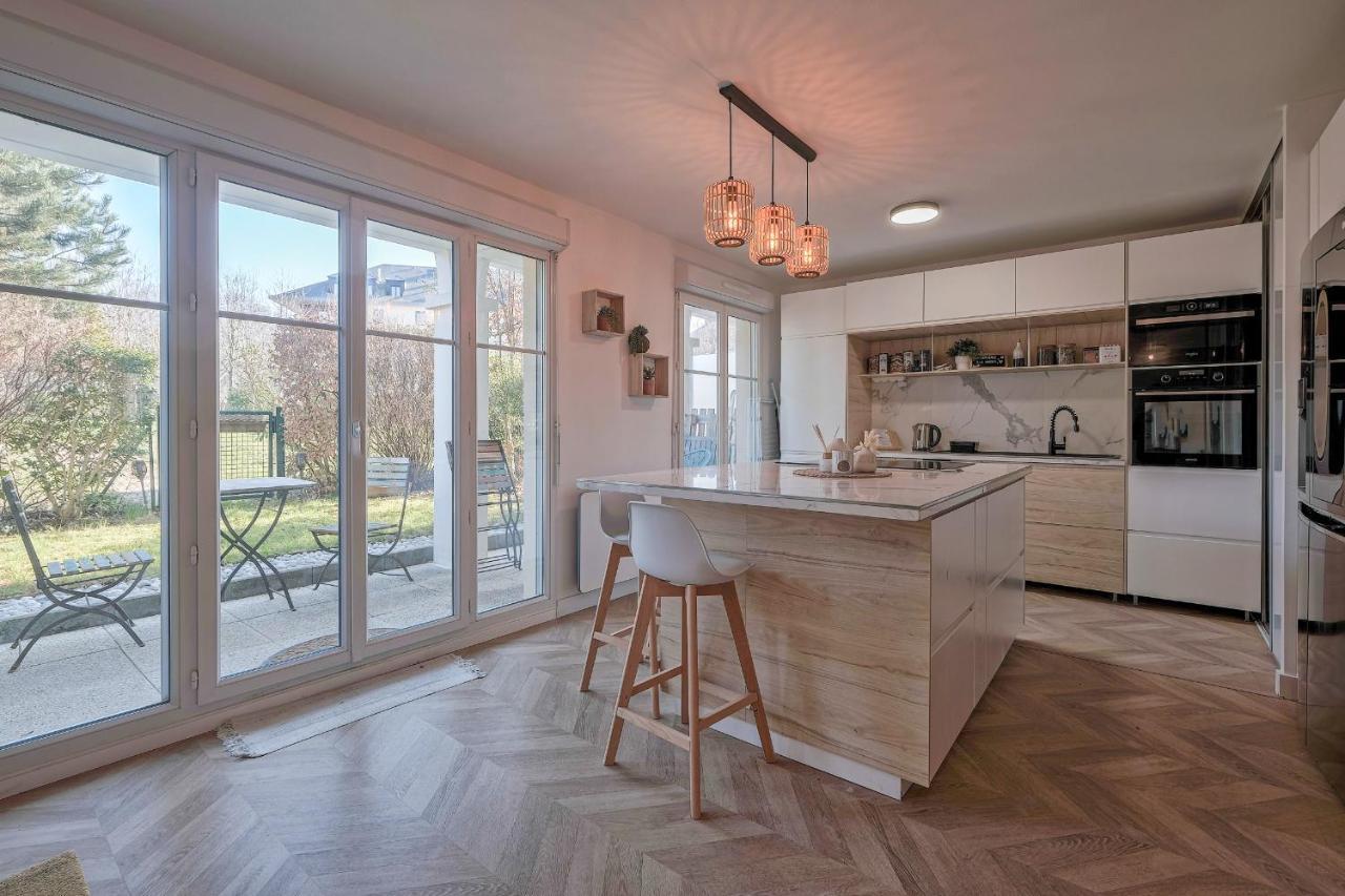 Emma - F3 Apartment With A Garden Montévrain Exterior photo